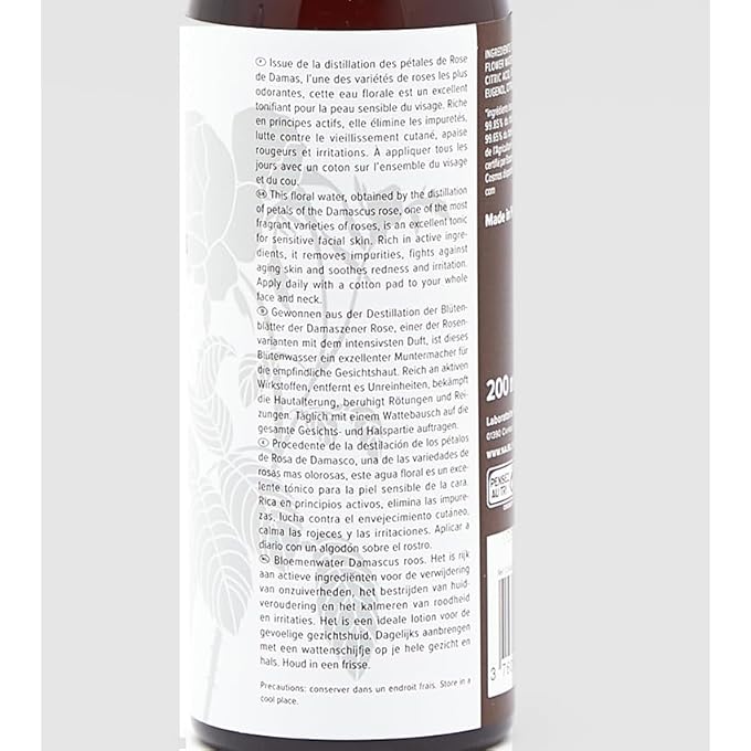 najel ORGANIC SKINCARE - HYDROLATE DAMASCUS ROSE 200 G - Image 3